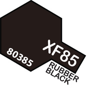 TAMIYA XF-85 RUBBER BLACK 80385
