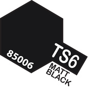 TAMIYA TS-6 MATT BLACK T85006