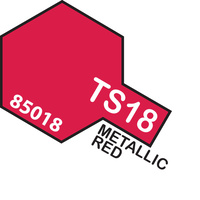 TAMIYA TS-18 METALLIC RED 100ML 85018
