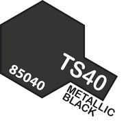 TAMIYA TS-40 METALLIC BLACK 100ML T85040