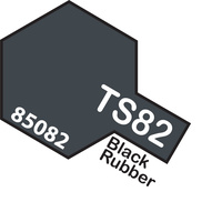 TAMIYA TS-82 RUBBER BLACK 85082