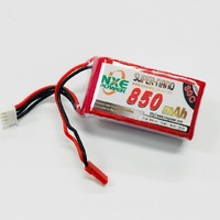 NXE 11.1v 850mah 30c Soft case w/JST 850SC303SJST