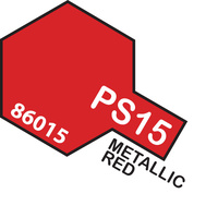 TAMIYA PS-15 METALLIC RED 86015