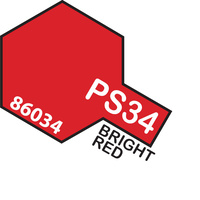 TAMIYA PS-34 BRIGHT RED 86034