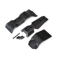 TRAXXAS SKID PLATE SET (F)/ SKID PLATE, (R) 8637