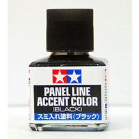 TAMIYA PANEL ACCENT COLOR BLACK T87131