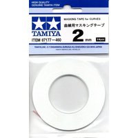 TAMIYA MASKING TAPE FOR CURVES 2MM T87177