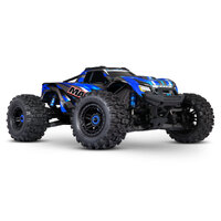 Traxxas Maxx V2 With WideMAXX 1/10 Electric RC Monster Truck - BLUE 89086-4