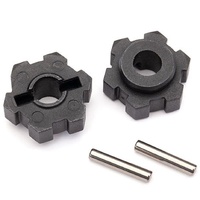 TRAXXAS WHEEL HUBS HEX (2)/ 2.5X12 PINS (2) 8956