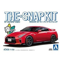 Aoshima 1/32 SNAP NISSAN GTR (Vibrant Red) A005825