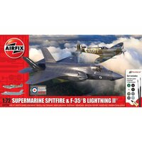 AIRFIX 'THEN AND NOW' SPITFIRE MK.VC & F-35B LIGHTNING II A50190