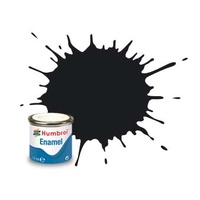 HUMBROL No 33 Black - Matt - Tinlet No 1 (14ml) AA0360