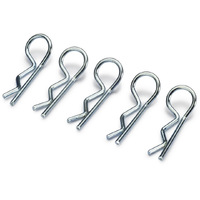 Absima Body Clips medium/silver (10) AB2440013
