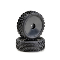  Wheel Set Buggy Disc "Offroad" front black 1:10 (2) AB2500011
