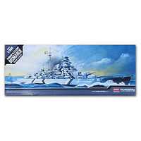 Academy 1/800 Battleship Bismarck (Static) Plastic Model Kit [14218]
