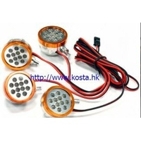 Chrome Head Light Set