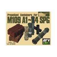 AFV Club 1/35 Propellant Containers For M109 A1-A4 SPG Plastic Model Kit [AF35299]