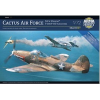 ARMA HOBBY 1/72 CACTUS AIR FORCE F4F-4 WILDCAT® AND P-400/P-39D AIRACOBRA OVER GUADALCANAL PLASTIC MODEL KIT
