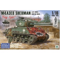 ANDY'S HOBBY HQ 1/16 M4A3E SHERMAN EASY EIGHT - LATE WAR/KOREAN WAR PLASTIC MODEL KIT AHHQ-004