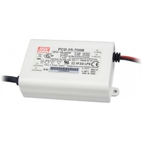 25W LED PSU 180-295VAC 24-36VDC/0.7A DIM 40146225W LED PSU 180-295VAC 24-36VDC/0.7A DIM  PCD-25-700BSO Meanwell