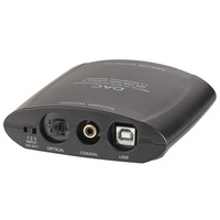 High Definition Audio Digital-to-Analogue Converter with USB Interface and Headphone Jack