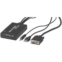 VGA to HDMI with Audio Adapter USB powered