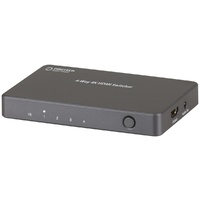 4-Way 4K HDMI Switcher with Remote Control
