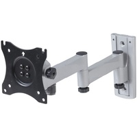LCD Monitor Swing Arm Wall Bracket with Two Slide-In Locking Plates