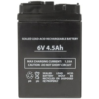 6V 4.5Ah SLA Battery to suit Rechargeable Fans