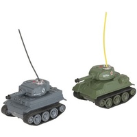 Mini Remote Control Battle Tanks 2pack
