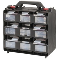 Portable 12 Compartment Storage Cabinet