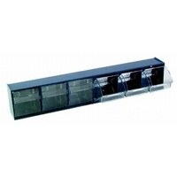 Small 6 Bin Parts Rack Cabinet