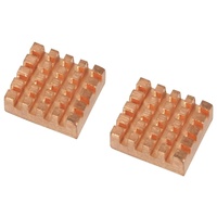 Copper Heatsink  for Raspberry Pi Pk. 2 HH8584Heatsink to dissipate extraneous heat.