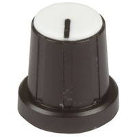 White Push On Style Knob