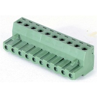 2 Pole PC Mount Pluggable Terminal Block Socket - 5.08mm