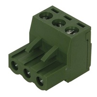 3 Pole PC Mount Pluggable Terminal Block Socket - 5.08mm