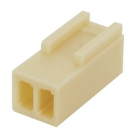 2 Pin 0.1 Header with Crimp Pins - 2.54 pitch