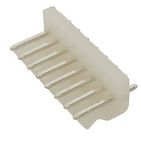 8 Pin 0.156 Straight Locking Header with crimp pins - 3.96 pitch