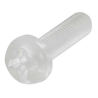 25mm x 3mm Nylon Screws - Pk.10