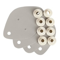 TO-3 Silicon Rubber Insulating Kit - Pk.4