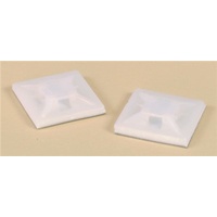 21mm Square Adhesive Tie Mounts - Pk.10