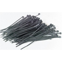 150mm Black Cable Ties - Pk.100