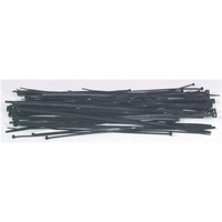 Large Size Mixed Black Cable Tie Set - 70-pieces