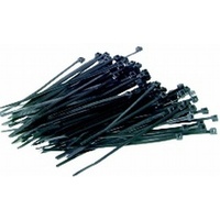 200mm Black Cable Ties - Pk.500