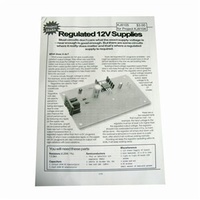 Regulated +12V Power Supply Instructions