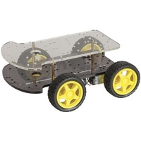 4 Wheel Drive Motor Chassis Robotics Kit