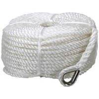 Pre-Made Anchor Lines - 6mm Rope x 50 metre 3 Strand