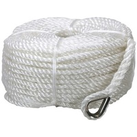 Pre-Made Anchor Lines - 8mm Rope x 50 metre 3 Strand