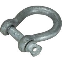 Bow (American style) Shackles - Galvanised - 6mm Absolute Max Breaking Strain 450kg
