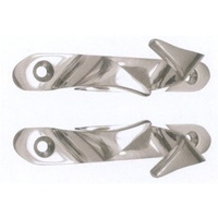 Fairleads - Cast Stainless Steel (316 Grade) - 120mm long. Sold as a Pair